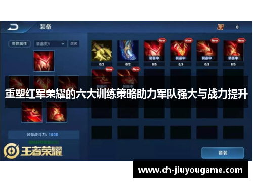 重塑红军荣耀的六大训练策略助力军队强大与战力提升